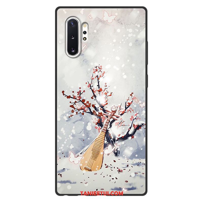 Etui Samsung Galaxy Note 10+ Zielony Gwiazda Chiński Styl, Futerał Samsung Galaxy Note 10+ Sztuka Telefon Komórkowy Anti-fall