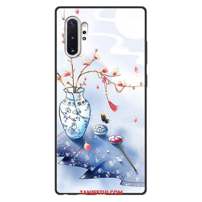 Etui Samsung Galaxy Note 10+ Zielony Gwiazda Chiński Styl, Futerał Samsung Galaxy Note 10+ Sztuka Telefon Komórkowy Anti-fall