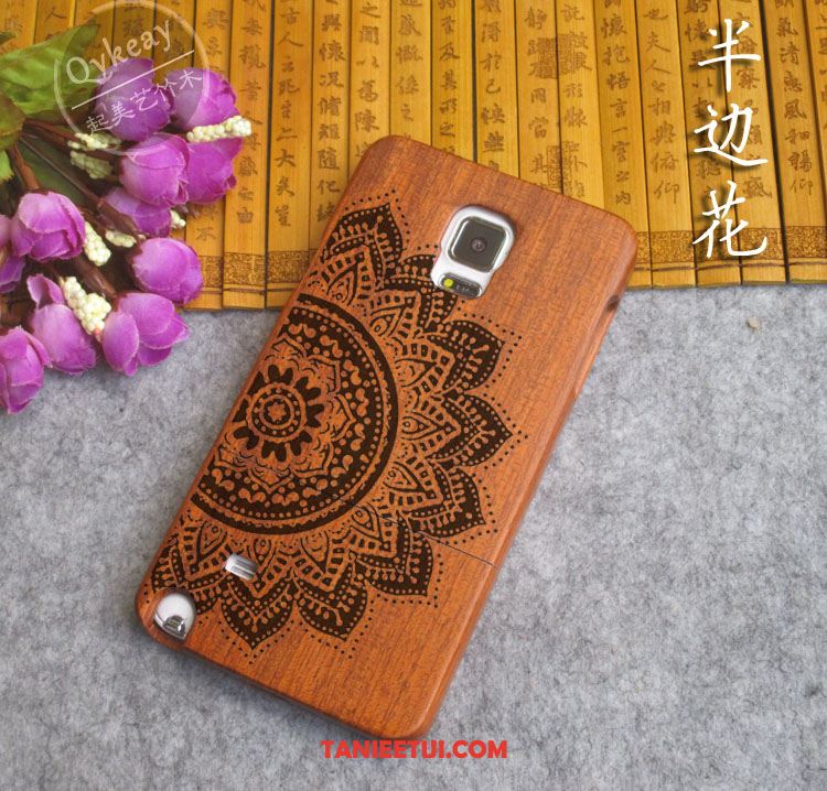 Etui Samsung Galaxy Note 4 Gwiazda Nowy Ochraniacz, Obudowa Samsung Galaxy Note 4 Z Litego Drewna Telefon Komórkowy Relief Braun