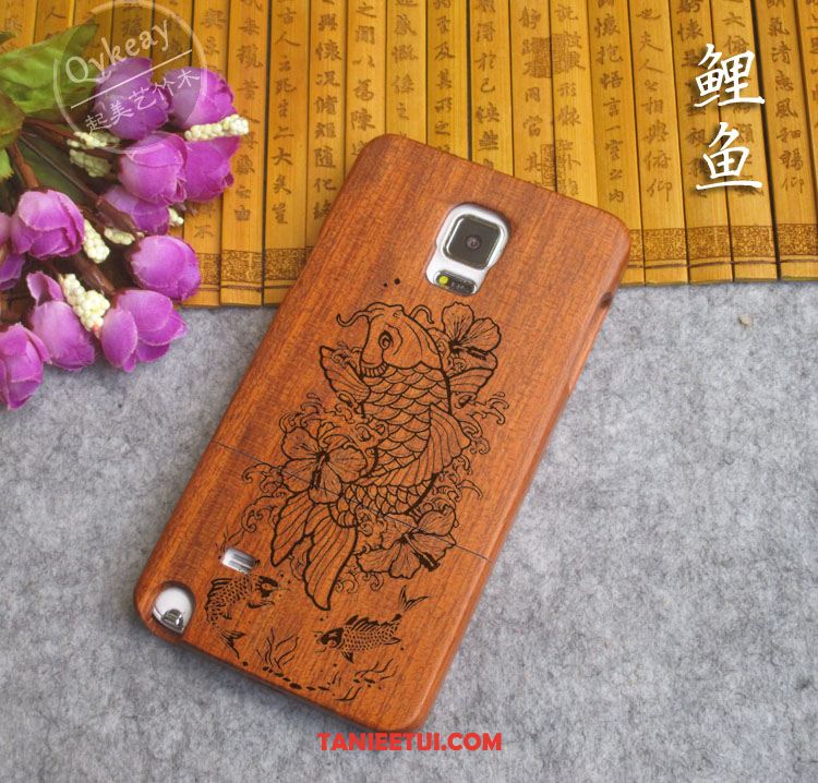 Etui Samsung Galaxy Note 4 Gwiazda Nowy Ochraniacz, Obudowa Samsung Galaxy Note 4 Z Litego Drewna Telefon Komórkowy Relief Braun