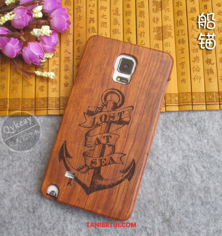 Etui Samsung Galaxy Note 4 Gwiazda Nowy Ochraniacz, Obudowa Samsung Galaxy Note 4 Z Litego Drewna Telefon Komórkowy Relief Braun