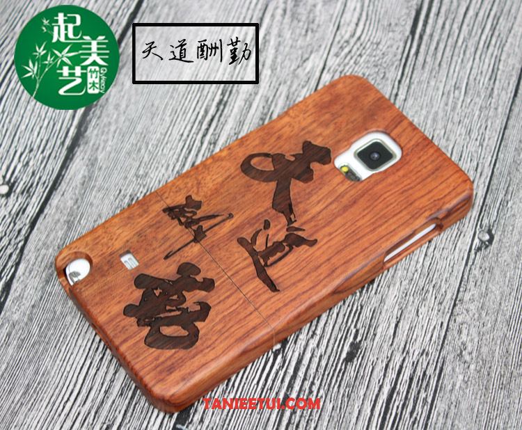 Etui Samsung Galaxy Note 4 Gwiazda Nowy Ochraniacz, Obudowa Samsung Galaxy Note 4 Z Litego Drewna Telefon Komórkowy Relief Braun