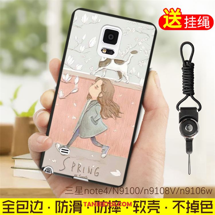 Etui Samsung Galaxy Note 4 Nubuku Gwiazda Niebieski, Obudowa Samsung Galaxy Note 4 Telefon Komórkowy Sztuczna Skóra Silikonowe