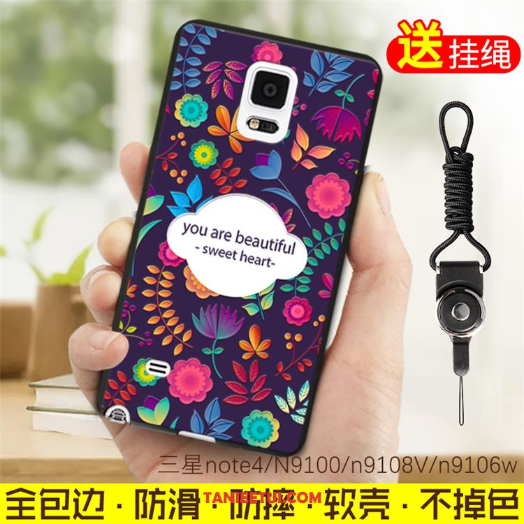 Etui Samsung Galaxy Note 4 Nubuku Gwiazda Niebieski, Obudowa Samsung Galaxy Note 4 Telefon Komórkowy Sztuczna Skóra Silikonowe