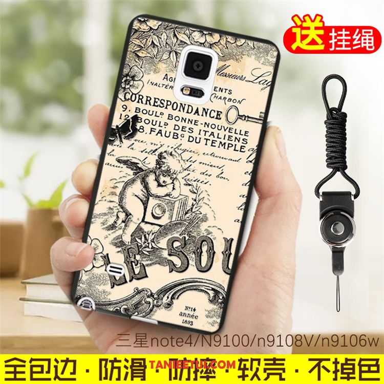 Etui Samsung Galaxy Note 4 Nubuku Gwiazda Niebieski, Obudowa Samsung Galaxy Note 4 Telefon Komórkowy Sztuczna Skóra Silikonowe