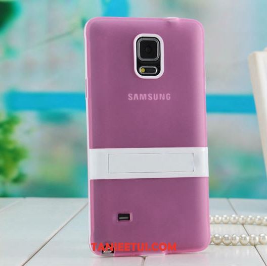 Etui Samsung Galaxy Note 4 Ochraniacz Pomarańczowy Silikonowe, Futerał Samsung Galaxy Note 4 Gwiazda Wspornik Telefon Komórkowy