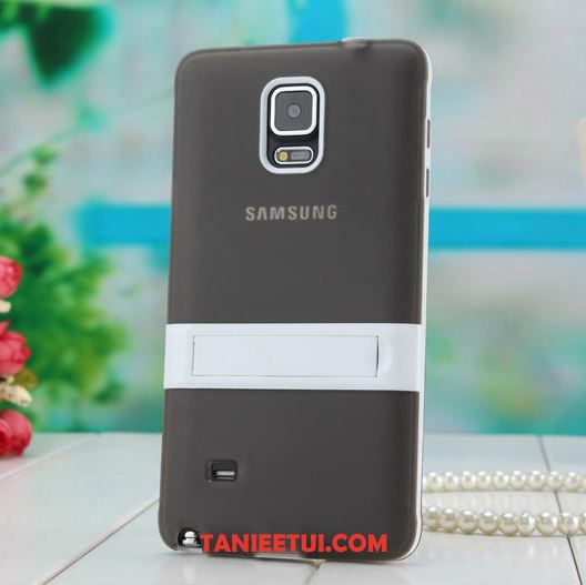 Etui Samsung Galaxy Note 4 Ochraniacz Pomarańczowy Silikonowe, Futerał Samsung Galaxy Note 4 Gwiazda Wspornik Telefon Komórkowy