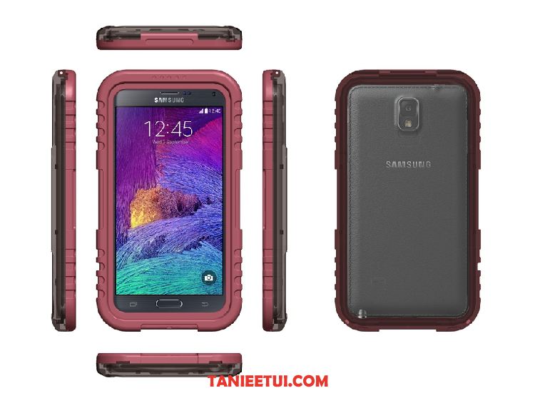 Etui Samsung Galaxy Note 4 Ochraniacz Telefon Komórkowy Gwiazda, Pokrowce Samsung Galaxy Note 4 Nowy Wodoodporny Czerwony