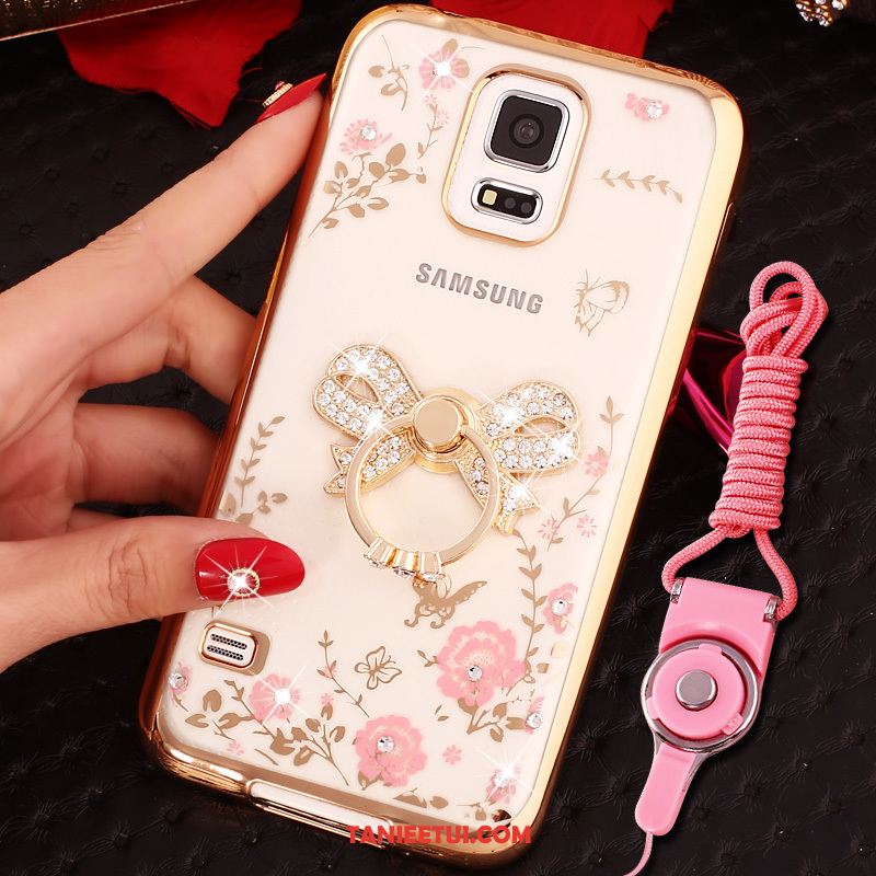 Etui Samsung Galaxy Note 4 Złoto Telefon Komórkowy Wiszące Ozdoby, Futerał Samsung Galaxy Note 4 Piękny Gwiazda
