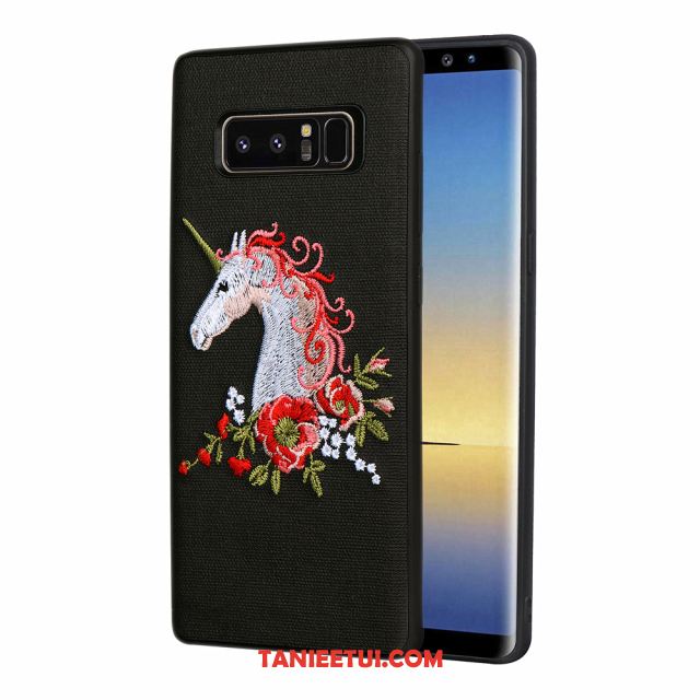 Etui Samsung Galaxy Note 8 Anti-fall Telefon Komórkowy Modna Marka, Obudowa Samsung Galaxy Note 8 Z Haftem Relief Gwiazda