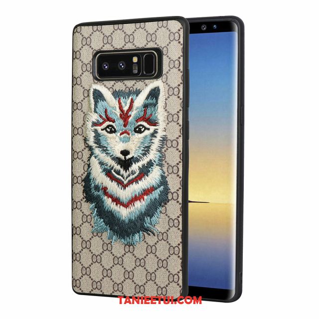 Etui Samsung Galaxy Note 8 Anti-fall Telefon Komórkowy Modna Marka, Obudowa Samsung Galaxy Note 8 Z Haftem Relief Gwiazda