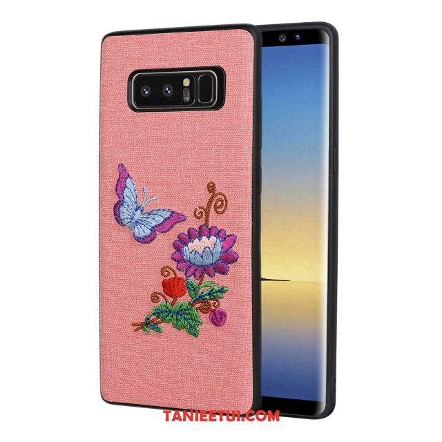 Etui Samsung Galaxy Note 8 Anti-fall Telefon Komórkowy Modna Marka, Obudowa Samsung Galaxy Note 8 Z Haftem Relief Gwiazda