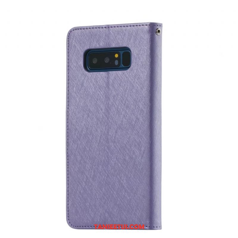 Etui Samsung Galaxy Note 8 Biały Ochraniacz Skórzany Futerał, Pokrowce Samsung Galaxy Note 8 Portfel Telefon Komórkowy Karta