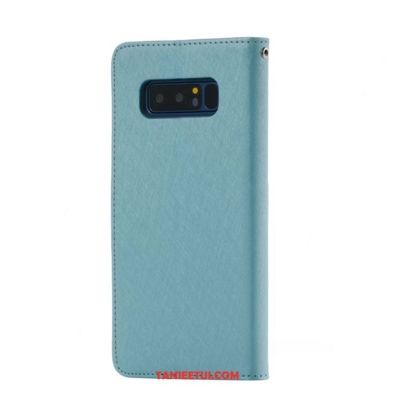 Etui Samsung Galaxy Note 8 Biały Ochraniacz Skórzany Futerał, Pokrowce Samsung Galaxy Note 8 Portfel Telefon Komórkowy Karta