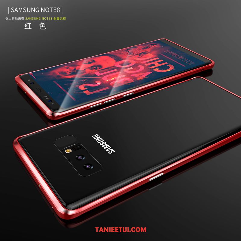 Etui Samsung Galaxy Note 8 Kreatywne Tendencja Purpurowy, Obudowa Samsung Galaxy Note 8 Granica Metal Telefon Komórkowy