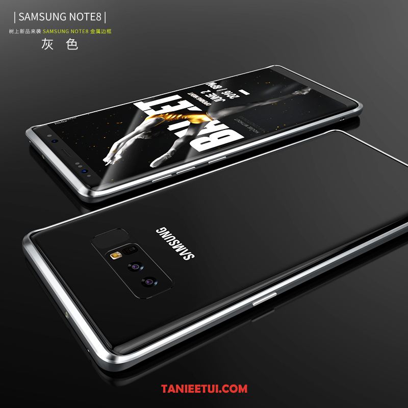 Etui Samsung Galaxy Note 8 Kreatywne Tendencja Purpurowy, Obudowa Samsung Galaxy Note 8 Granica Metal Telefon Komórkowy