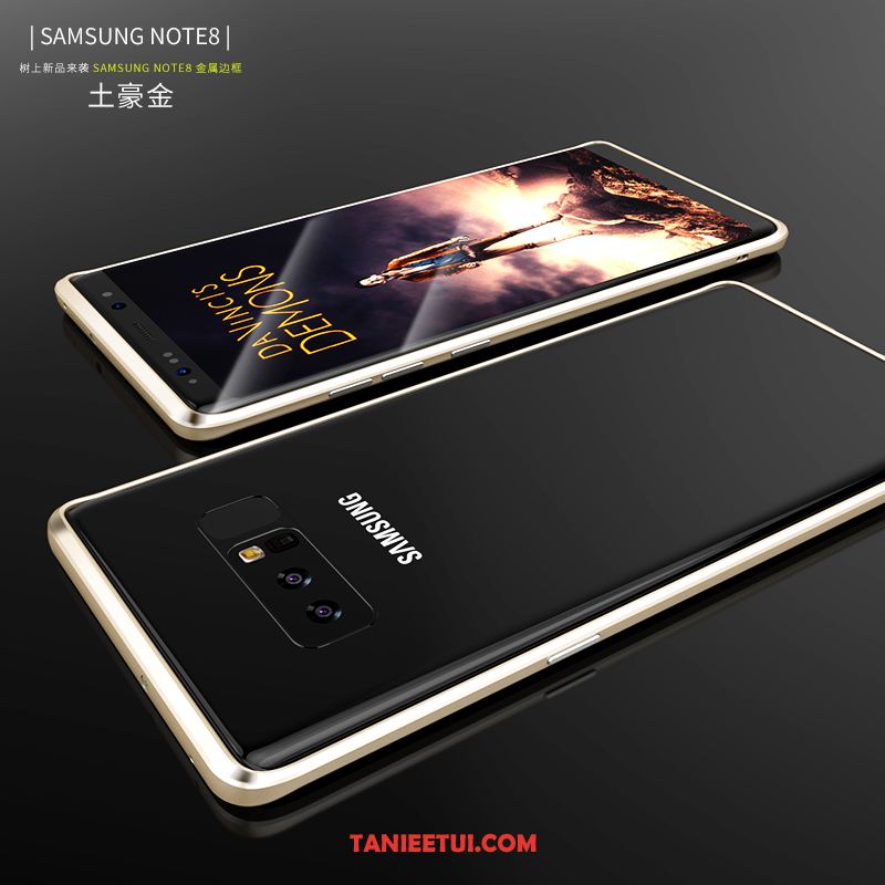 Etui Samsung Galaxy Note 8 Kreatywne Tendencja Purpurowy, Obudowa Samsung Galaxy Note 8 Granica Metal Telefon Komórkowy