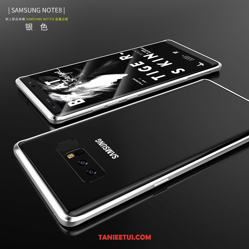 Etui Samsung Galaxy Note 8 Kreatywne Tendencja Purpurowy, Obudowa Samsung Galaxy Note 8 Granica Metal Telefon Komórkowy