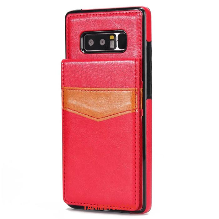 Etui Samsung Galaxy Note 8 Niebieski Skórzany Futerał Ochraniacz, Futerał Samsung Galaxy Note 8 Anti-fall All Inclusive Gwiazda