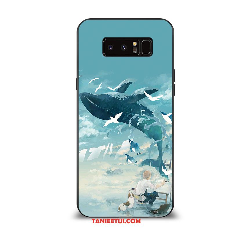 Etui Samsung Galaxy Note 8 Ochraniacz All Inclusive Kreatywne, Futerał Samsung Galaxy Note 8 Kotek Zakochani Niebieski