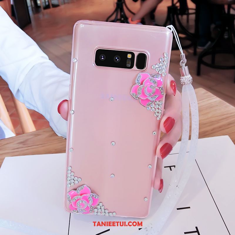 Etui Samsung Galaxy Note 8 Telefon Komórkowy Gwiazda Miękki, Obudowa Samsung Galaxy Note 8 Silikonowe Wiszące Ozdoby Przezroczysty