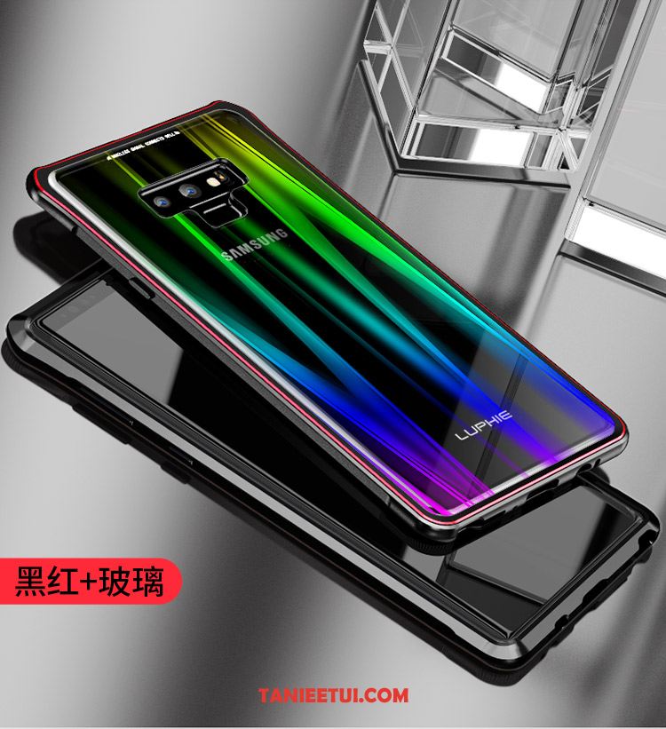 Etui Samsung Galaxy Note 9 Anti-fall Czerwony Metal, Pokrowce Samsung Galaxy Note 9 Granica Osobowość Przezroczysty