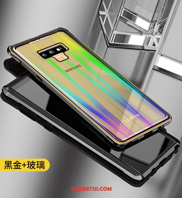 Etui Samsung Galaxy Note 9 Anti-fall Czerwony Metal, Pokrowce Samsung Galaxy Note 9 Granica Osobowość Przezroczysty