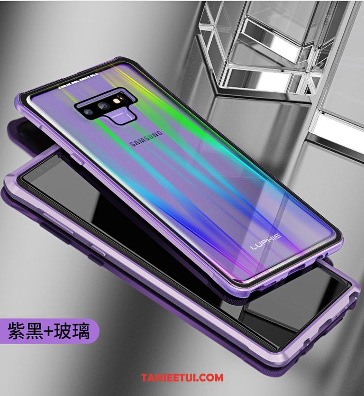 Etui Samsung Galaxy Note 9 Anti-fall Czerwony Metal, Pokrowce Samsung Galaxy Note 9 Granica Osobowość Przezroczysty