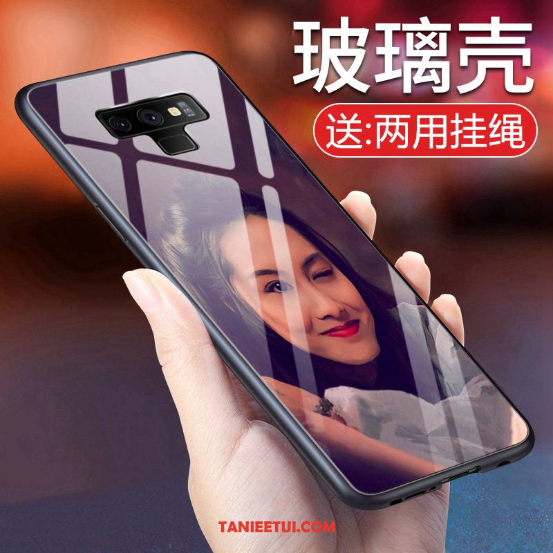 Etui Samsung Galaxy Note 9 Gwiazda Telefon Komórkowy Chiński Styl, Obudowa Samsung Galaxy Note 9 Szkło Ochraniacz Duży