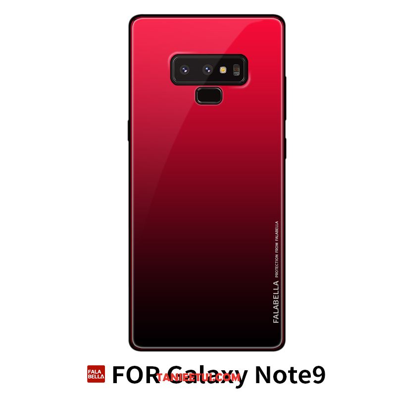 Etui Samsung Galaxy Note 9 Modna Marka Silikonowe Anti-fall, Pokrowce Samsung Galaxy Note 9 Czerwony Gwiazda Szkło