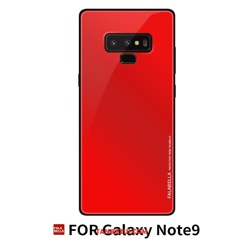 Etui Samsung Galaxy Note 9 Modna Marka Silikonowe Anti-fall, Pokrowce Samsung Galaxy Note 9 Czerwony Gwiazda Szkło