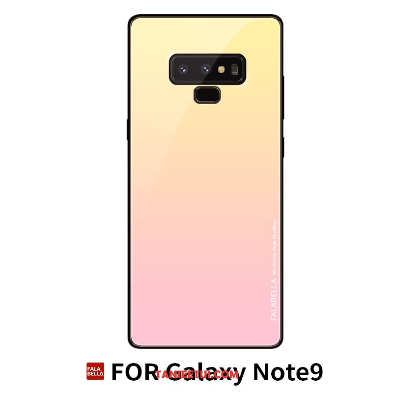 Etui Samsung Galaxy Note 9 Modna Marka Silikonowe Anti-fall, Pokrowce Samsung Galaxy Note 9 Czerwony Gwiazda Szkło