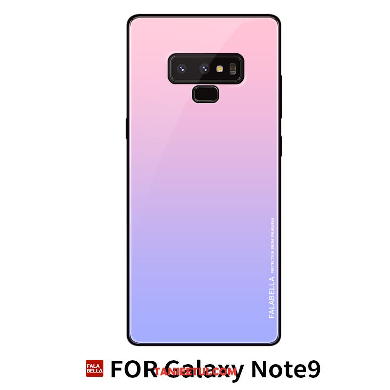 Etui Samsung Galaxy Note 9 Modna Marka Silikonowe Anti-fall, Pokrowce Samsung Galaxy Note 9 Czerwony Gwiazda Szkło