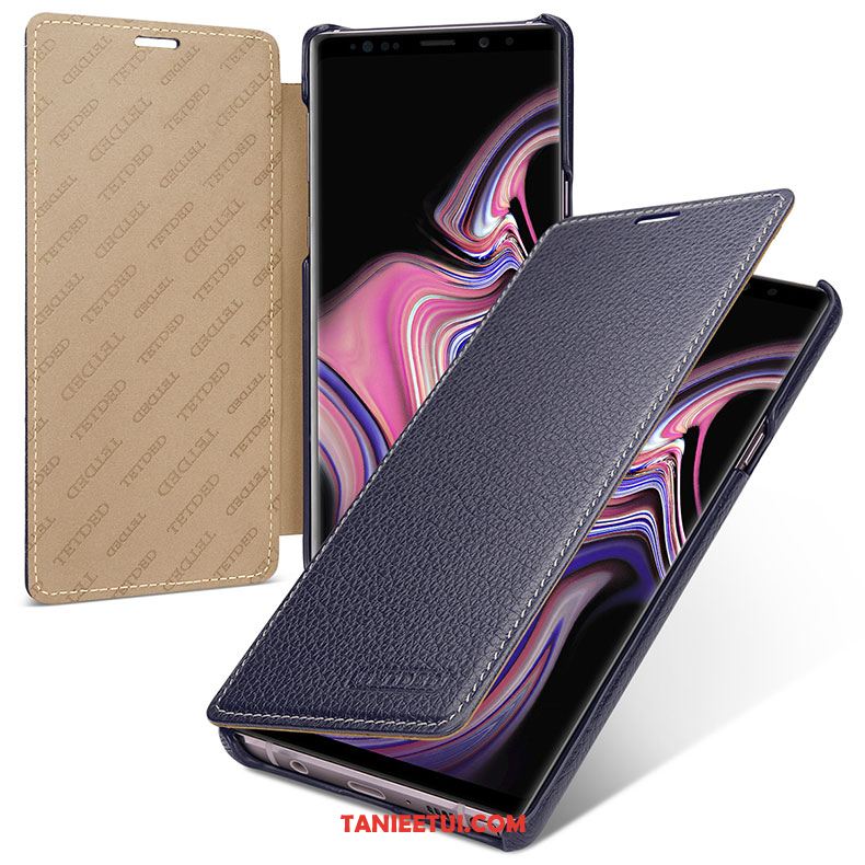 Etui Samsung Galaxy Note 9 Nowy Zielony Gwiazda, Futerał Samsung Galaxy Note 9 Ochraniacz Skórzany Futerał Telefon Komórkowy