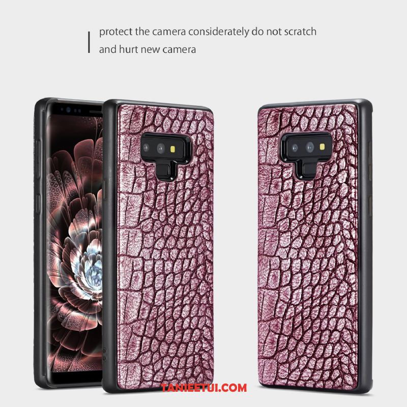 Etui Samsung Galaxy Note 9 Telefon Komórkowy Anti-fall Gwiazda, Pokrowce Samsung Galaxy Note 9 Szary Wzór Krokodyla