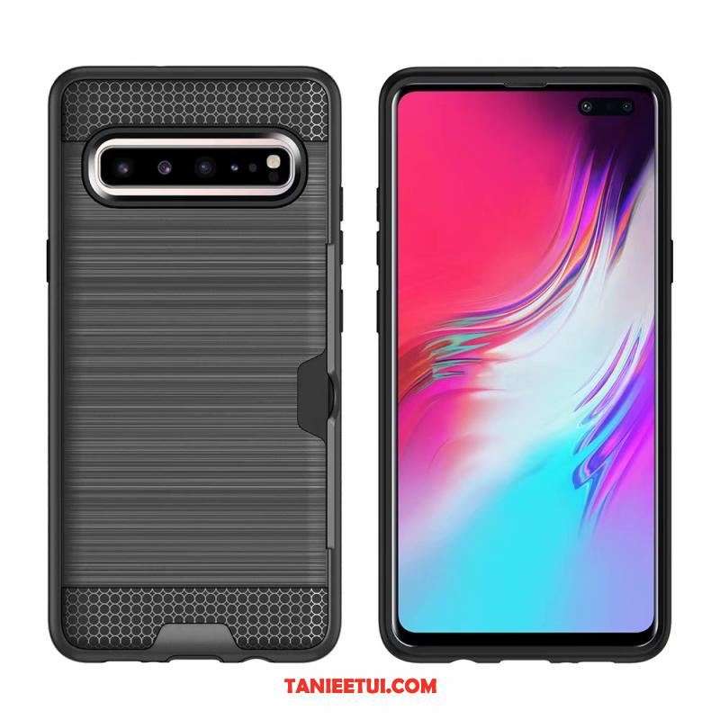 Etui Samsung Galaxy S10 5g Ochraniacz Zielony Karta, Pokrowce Samsung Galaxy S10 5g Gwiazda Anti-fall Jedwab