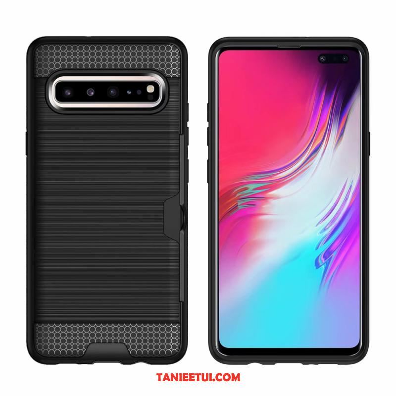 Etui Samsung Galaxy S10 5g Ochraniacz Zielony Karta, Pokrowce Samsung Galaxy S10 5g Gwiazda Anti-fall Jedwab