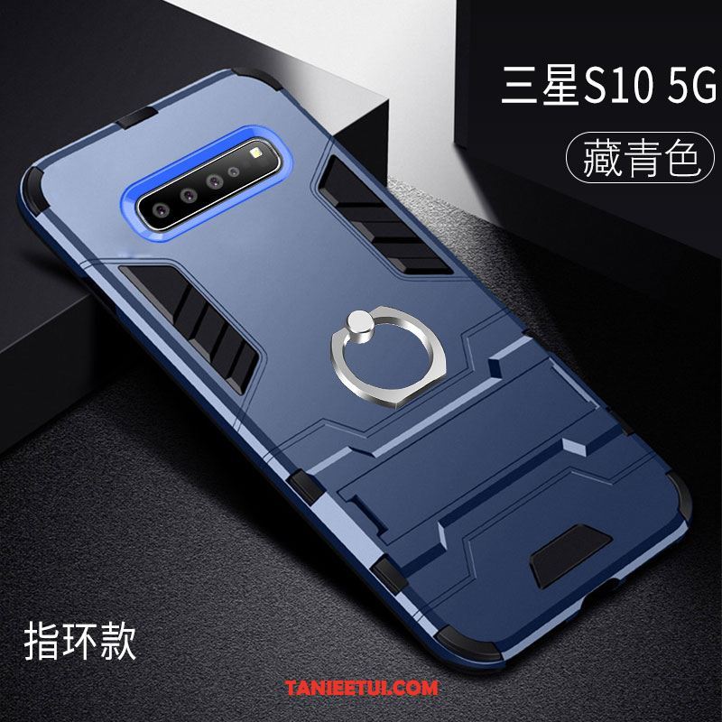 Etui Samsung Galaxy S10 5g Ring Cienkie Nubuku, Futerał Samsung Galaxy S10 5g Gwiazda Telefon Komórkowy Trudno