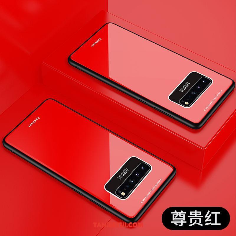 Etui Samsung Galaxy S10 5g Telefon Komórkowy Trudno Nowy, Pokrowce Samsung Galaxy S10 5g Tendencja Czerwony Netto Szkło