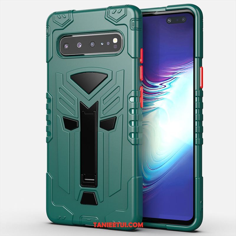 Etui Samsung Galaxy S10 5g Tylna Pokrywa Gwiazda Wspornik, Obudowa Samsung Galaxy S10 5g Telefon Komórkowy Ochraniacz Zielony