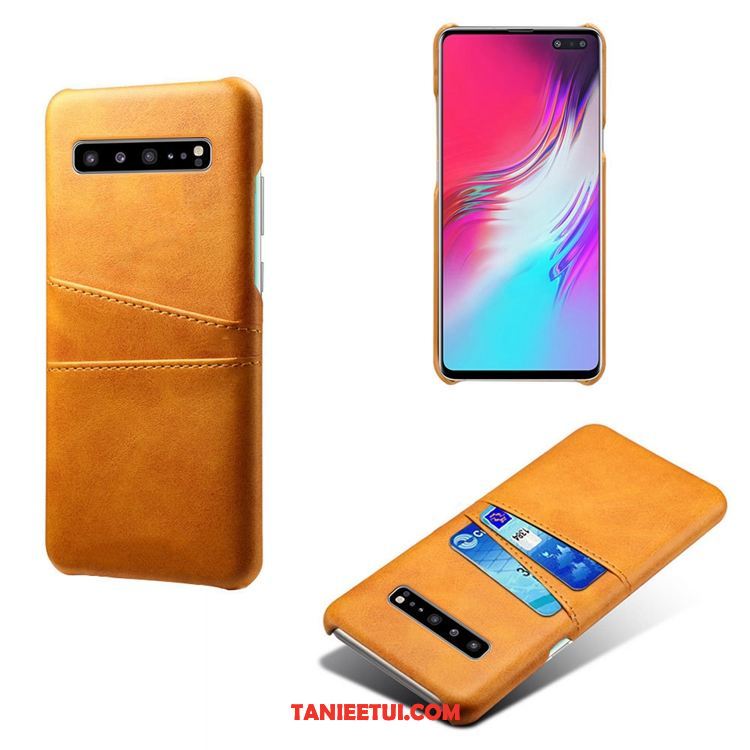 Etui Samsung Galaxy S10 5g Wzór Bydło Skóra, Pokrowce Samsung Galaxy S10 5g Osobowość Gwiazda Mały Braun