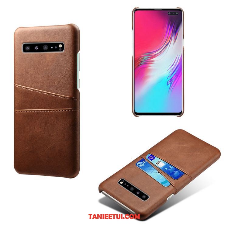 Etui Samsung Galaxy S10 5g Wzór Bydło Skóra, Pokrowce Samsung Galaxy S10 5g Osobowość Gwiazda Mały Braun