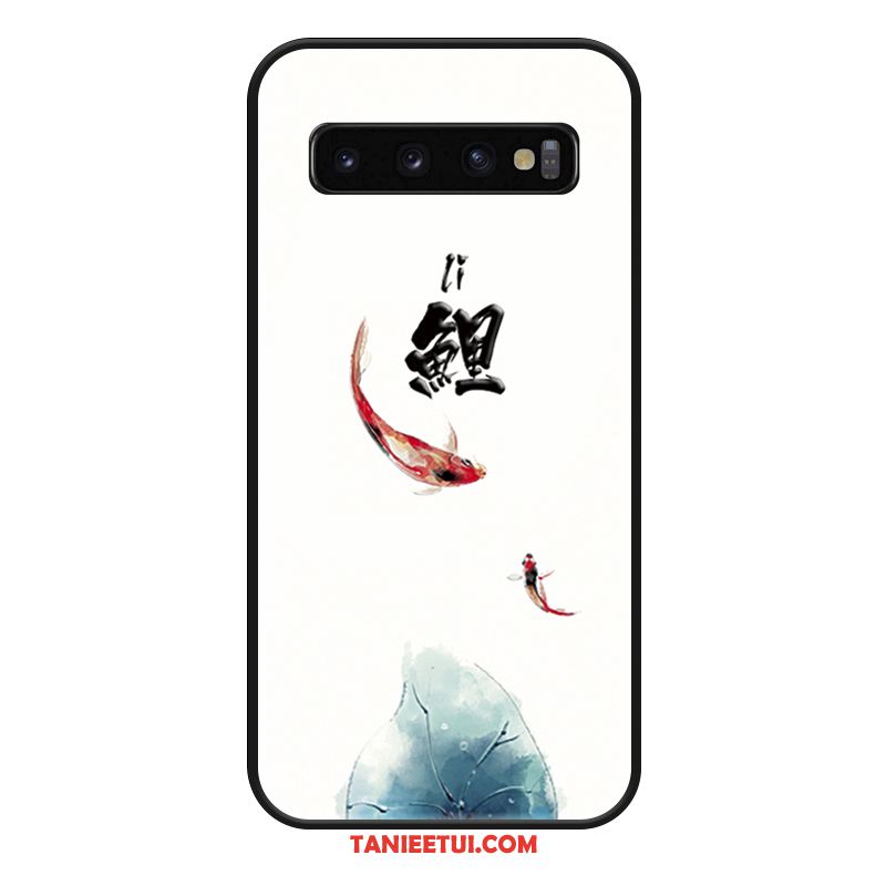 Etui Samsung Galaxy S10 All Inclusive Biały Kalmary, Obudowa Samsung Galaxy S10 Wiszące Ozdoby Anti-fall Telefon Komórkowy