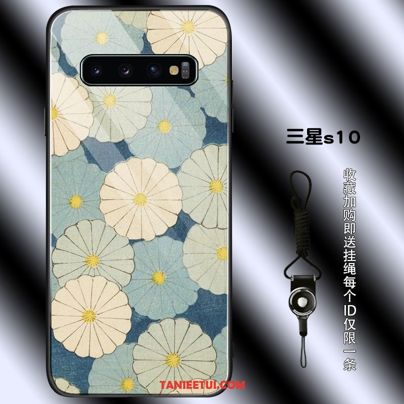 Etui Samsung Galaxy S10 All Inclusive Proste Kwiaty, Pokrowce Samsung Galaxy S10 Czarny Silikonowe Anti-fall