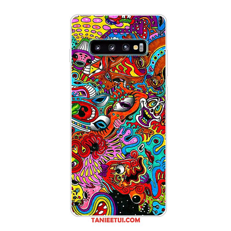Etui Samsung Galaxy S10 Anti-fall Silikonowe Telefon Komórkowy, Obudowa Samsung Galaxy S10 Kreatywne Gwiazda Czerwony