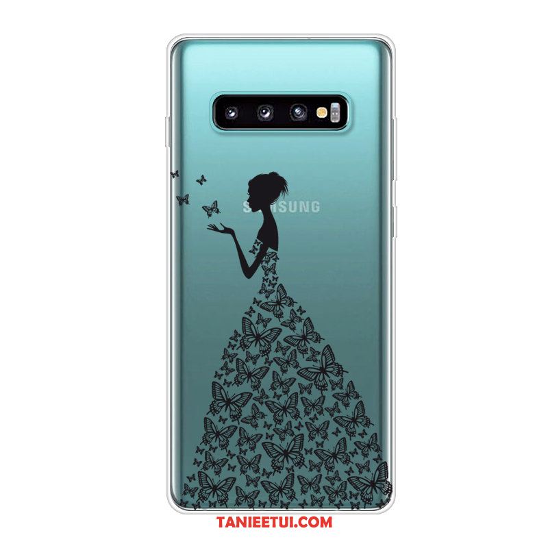 Etui Samsung Galaxy S10 Anti-fall Silikonowe Telefon Komórkowy, Obudowa Samsung Galaxy S10 Kreatywne Gwiazda Czerwony