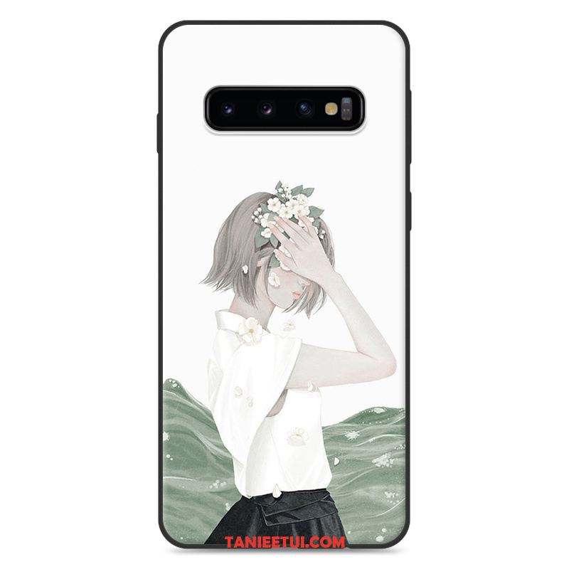 Etui Samsung Galaxy S10+ Gwiazda Niebieski Telefon Komórkowy, Pokrowce Samsung Galaxy S10+ Mały Silikonowe All Inclusive