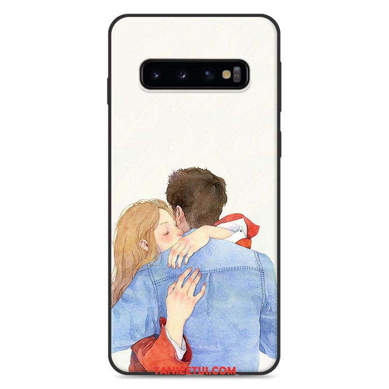 Etui Samsung Galaxy S10+ Gwiazda Niebieski Telefon Komórkowy, Pokrowce Samsung Galaxy S10+ Mały Silikonowe All Inclusive