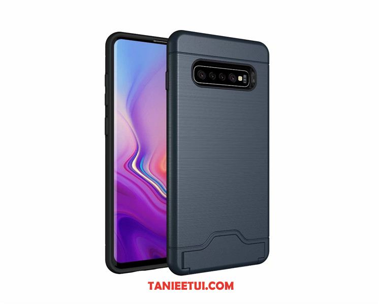 Etui Samsung Galaxy S10 Jedwab Anti-fall Wspornik, Obudowa Samsung Galaxy S10 Karta Telefon Komórkowy Gwiazda