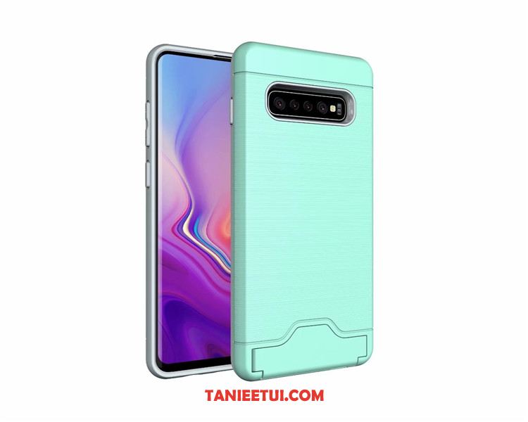 Etui Samsung Galaxy S10 Jedwab Anti-fall Wspornik, Obudowa Samsung Galaxy S10 Karta Telefon Komórkowy Gwiazda